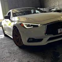 اینفینیتی Q60 پلاک گذر موقت ارس