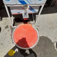 آبگیری گوجه درب منزل با دستگاه خارجی