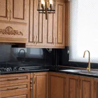 کابینت کلاسیک روکش چوب بلوط از دم قسط بدون سود