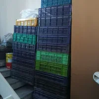 سبد صنعتی پلاستیک ۶۰×۴۰×۲۰