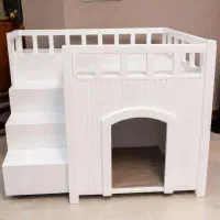 خانه سگ دوبلکس ابعاد طول ۱۰۰ عرض ۷۰ ارتفاع ۸۰ (cm)