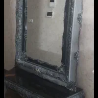 بوفه و آینه با میز