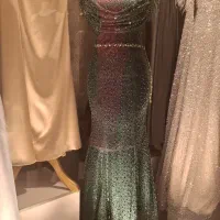 پیراهن مجلسی کار شده