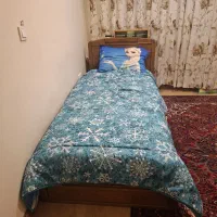 تخت خواب بهکار چوب