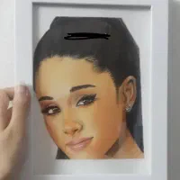 نقاشی چهره شما و عزیزانتان با مدادرنگی