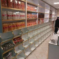 لوازم دکوراسیون هایپر عطاری قفسه آجیل