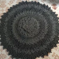 فرشینه مکرومه بافی ماندالا