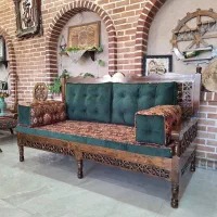 تشک ، بالش،کوسن،زیر دستی،شاه‌نشین تخت سنتی
