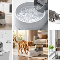 ظرف غذا و آبنمای برقی سگ و گربه (قیمتقدیم)