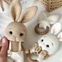 ست سیسمونی جغجغه ،بند پستونک ،دندونی