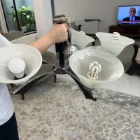 لوستر پنج شاخه بالامپ