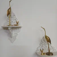 فلامینگو برنزی شیک و دیوار کوب صورتک