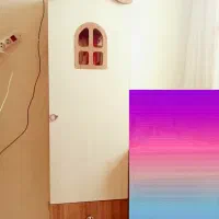 تخت ۲ طبقه همراه کمد لباس