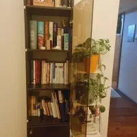 کتابخانه ام دی اف قهوه ای