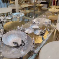 پذیرایی نقره ای زاماک عطائی برنز