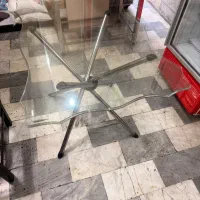 میز شیشه ای ناهارخوری