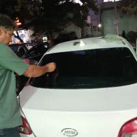 نصب شیشه دودی آمریکائی کاورسقف اسپورت متین حتی محل