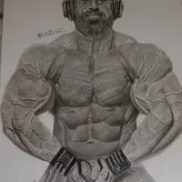 سفارش نقاشی چهره سیاه‌قلم و مدادرنگی