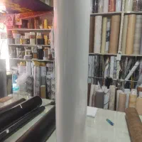 برچسب سفید براق عرض 90 سانت مدل روکش هایگلاس کد31