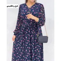 پیراهن حریر پینترستی گلگلی و تابستونه بهاری مجلسی