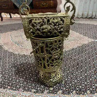 فروش سطل زباله برنج همراه جا کاغذ دستمالی
