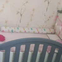 تخت کودک باتشک ومحافظ