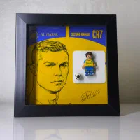 تابلو لگویی شیشه ای با طرح رونالدو (CR7)