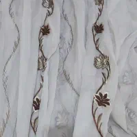 پرده ی حریر پذیرایی و اتاق خواب آماده نصب