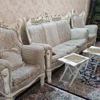 مبل استیل یا سلطنتی چوب 9 نفره