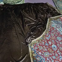 پرده مخملی قهوه ایی یک میلیون تومان
