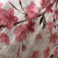 روبالش جفت طرح شکوفه و گلهای بهاری نو