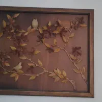 تعدادی تابلوی نفیس کاردست چوبی با متریال کمیاب
