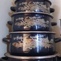 قابلمه ده پارچه دور استیل