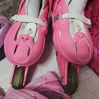 اسکیت Roces اصل با ست کامل ایمنی و کلاه و کیف