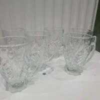 شش عدد استکان کوپ چای قهوه
