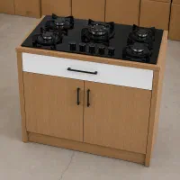 گاز صفحه ای با کابینت آماده