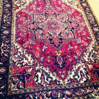 یک جفت فرش هریس تاجری نقشه نو نو صفر بارماخ توخوش