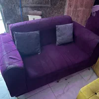 مبل راحتی دو نفره پایه فلزی