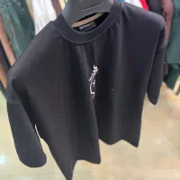 تیشرت باکسی گلدوزی هیچ