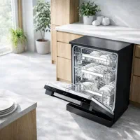 ماشین ظرفشویی تاپ **ست مشکی مات لوکس ایتالیایی**