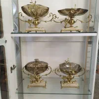 سرویس پذیرایی برند لهستان با پایه برنز وسنگ