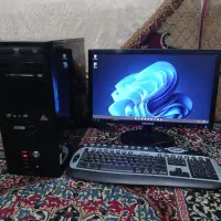 کامپیوتر گیمینگ i5 نسل چهارم رم 8 مانیتور LED 19