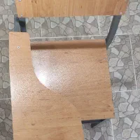 صندلی تک دسته چوبی دانشجویی