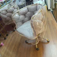 صندلی چرخدار و جک دار نو به همراه کاور