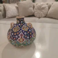 گلدان مینا کاری