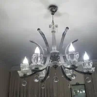 سه عدد لوستر  برنجی با آبکاری کروم