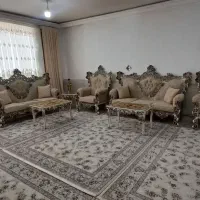 فروش مبل ده نفر و جلومبلی عسلی