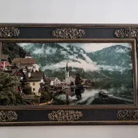 تابلو فرش منظره ی ونیز بسیار زیبا