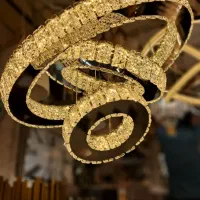 لوستر استیل آینه ای