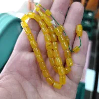 تسبیح کهربا ریز قیچی بر ترکیه شمش کد377